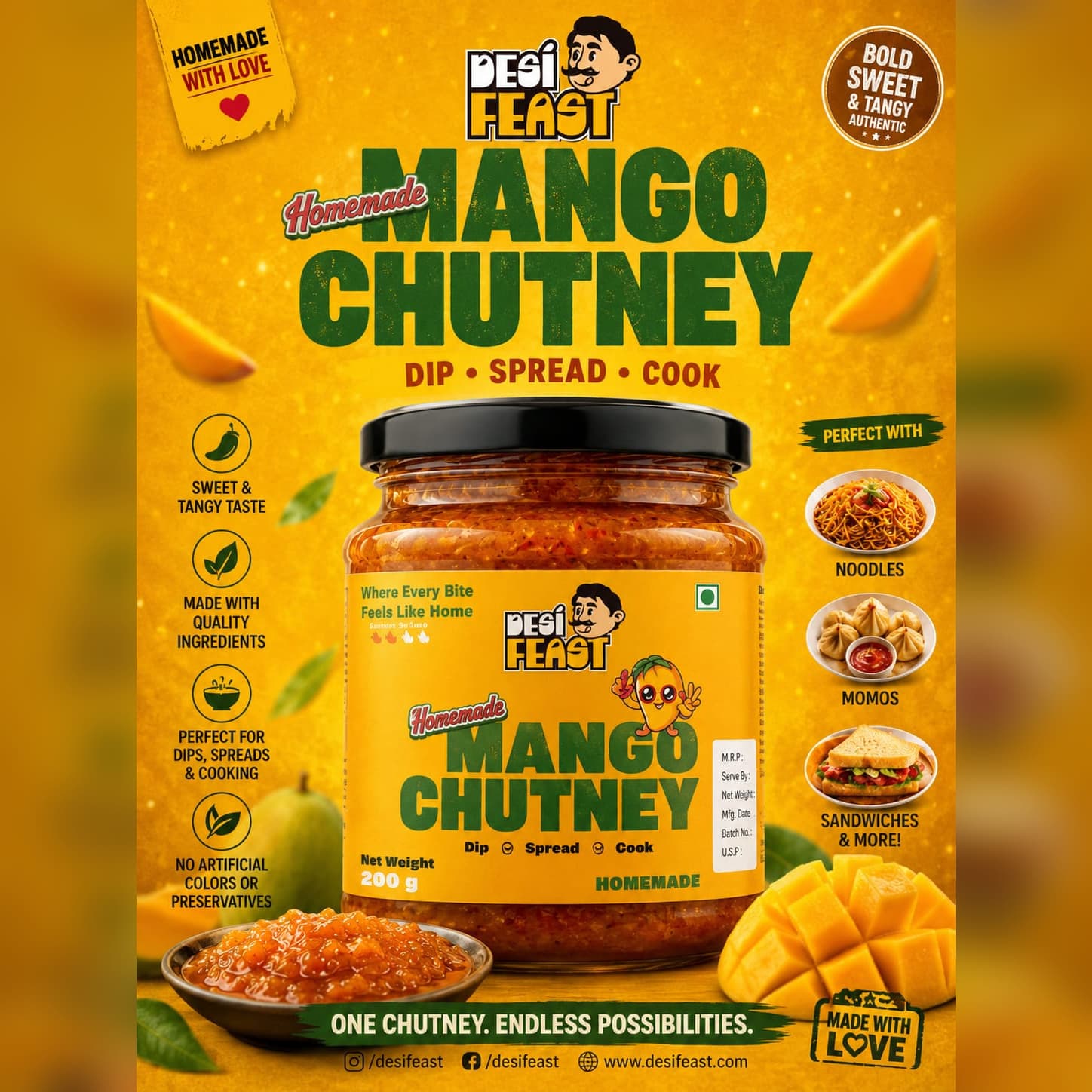Sweet Mango Chutney